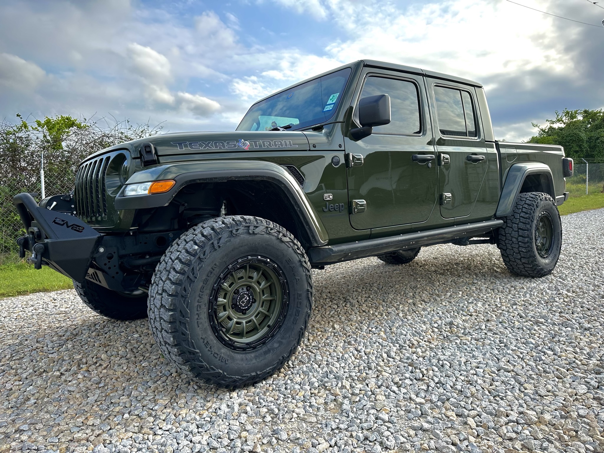 What A Difference A Day Made For Our Texas Trail Gladiator Jeep