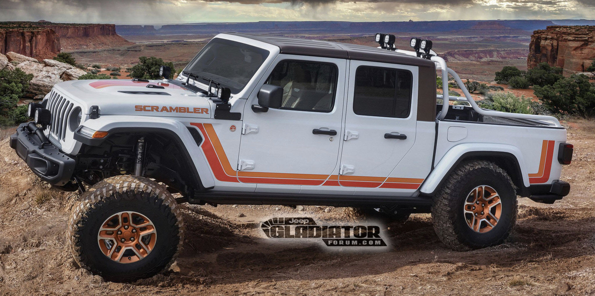 Jeep Gladiator Moab Scrambler Homage Concept Revealed More Concept Teasers 2020 Jeep