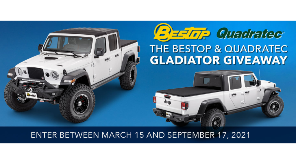 quadratec gladiator giveaway winner