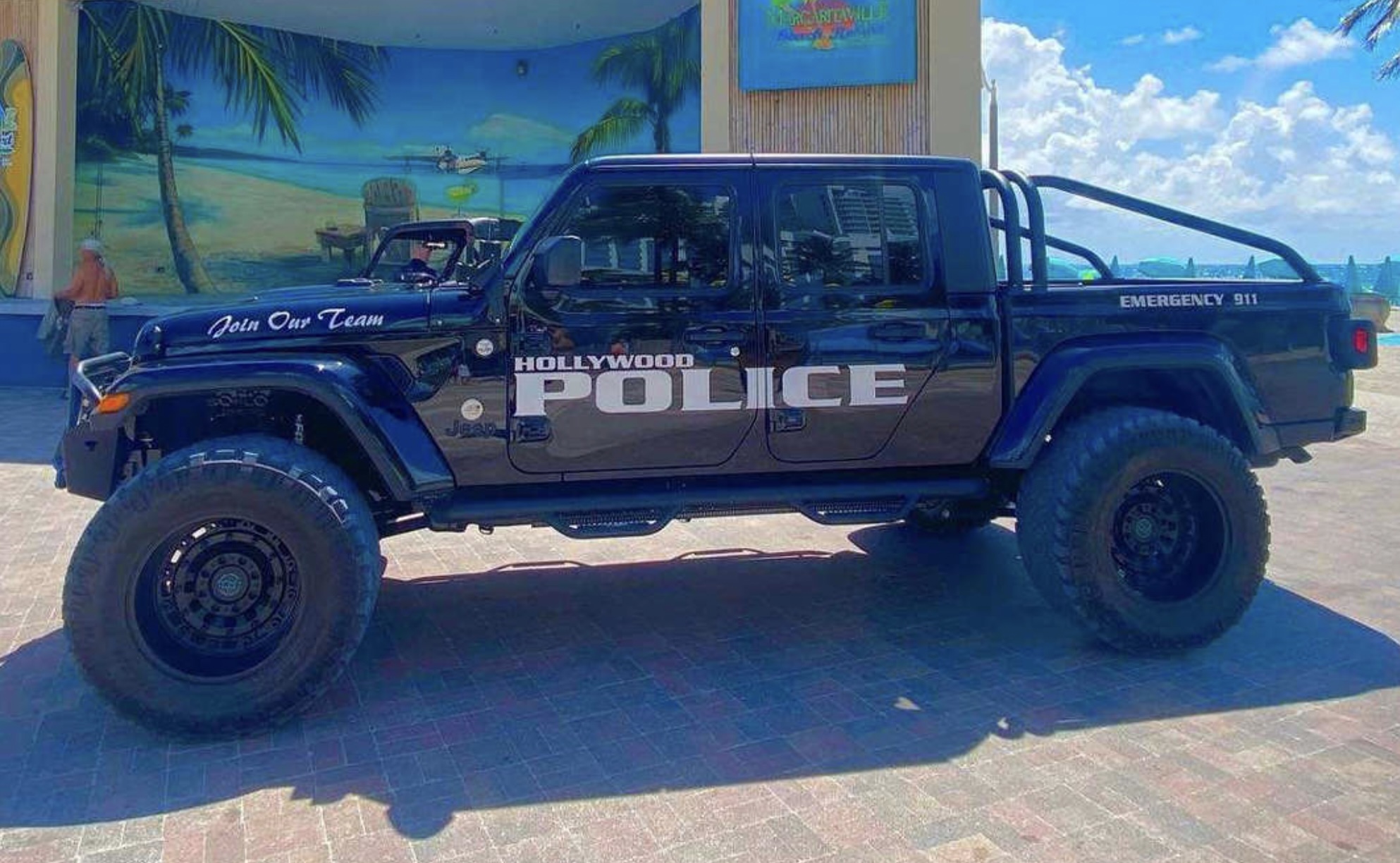 New Gladiator Police Trucks in Hollywood, FL | Jeep Gladiator (JT) News ...